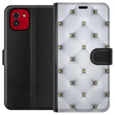Gustaf - Pl&aring;nboksfodral till Samsung Galaxy A03 med Fancy