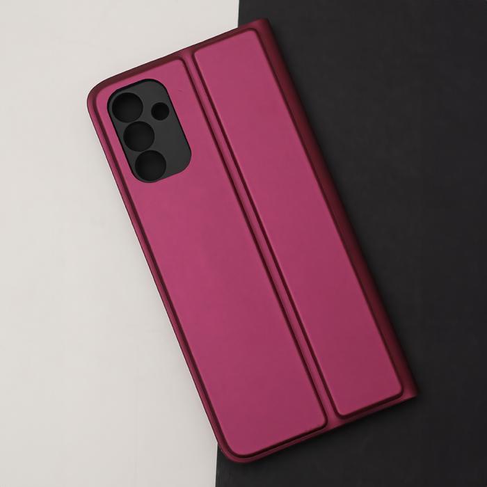 OEM - iPhone 15 Smart Fodral - Vinröd