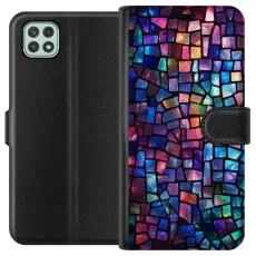 Gustaf - Pl&aring;nboksfodral till Samsung Galaxy A22 5G med Disco