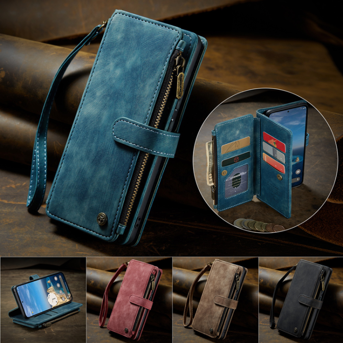 Caseme - CASEME Google Pixel 10 Pro/10 Plånboksfodral Zipper C30 - Blå