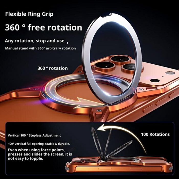 A-One Brand - iPhone 17 Pro Mobilskal Bumper Frameless Kickstand