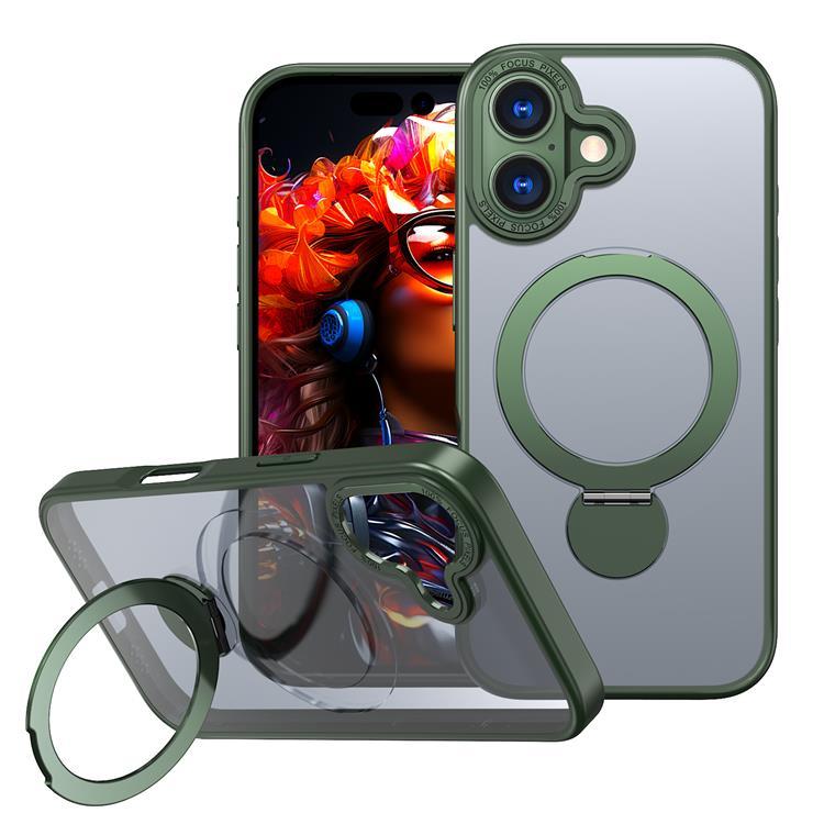 iPhone 17 Mobilskal MagSafe Rotating Kickstand (Grön) | 2353 | AlltMobil