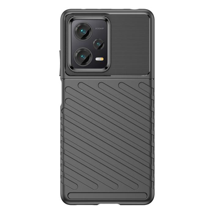 OEM - Xiaomi Redmi Note 12 Pro Plus Mobilskal Thunder Armor Silikon - Svart