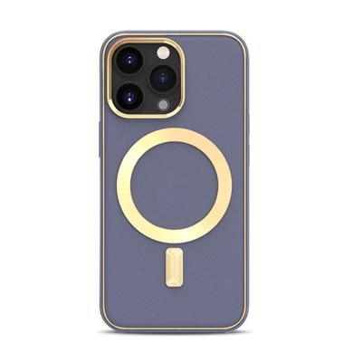 BOOM iPhone 13 Pro Max Skal Magsafe Läder - Lavender