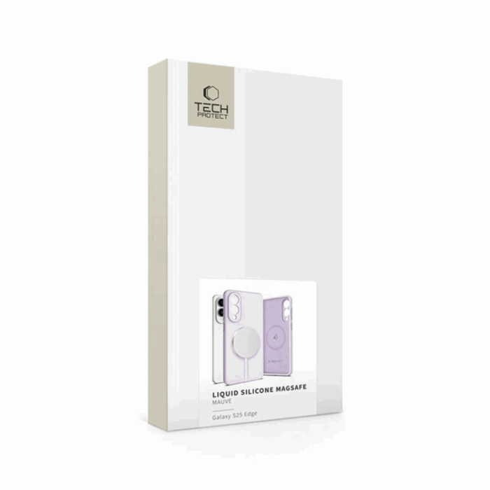 Tech-Protect - Tech-Protect Galaxy S25 Edge Mobilskal Magsafe Liquid Silikon - Mauve