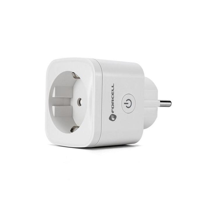 Forcell - Forcell Smart Plug 230V med WiFi Stöd för Tuya/Amazon Alexa