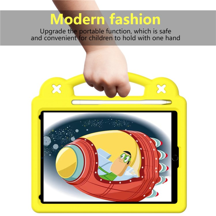 A-One Brand - iPad 10.2 (2021/2019/2020) Skal EVA Kickstand Shockproof - Gul