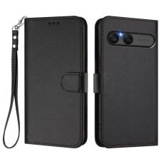 A-One Brand - Sony Xperia 10 VII Plånboksfodral Med Handledsrem - Svart