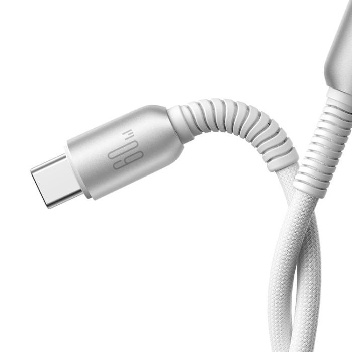 Joyroom - Joyroom S-A51 60W USB-C - USB-C Kabel 1.2m - Ljusgrå