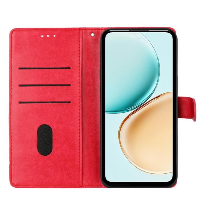 OEM - Samsung Galaxy S26 Ultra Plånboksfodral Konstläder Flip Cover - Röd