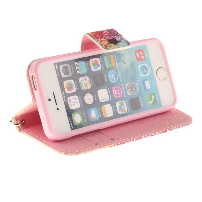 UTGATT5 - Plånboksfodral till iPhone 5/5S/SE - Paisley Flower