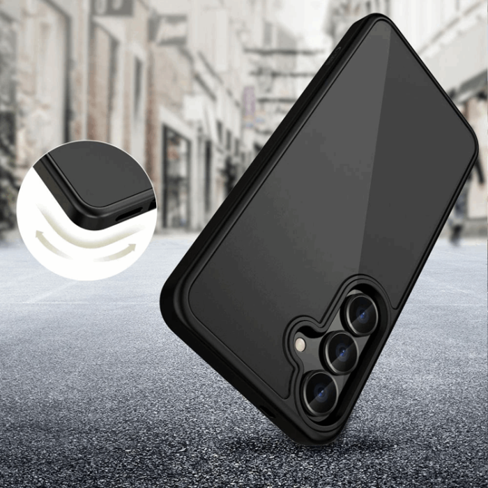 Tech-Protect - Tech-Protect Galaxy S25 Edge Mobilskal Magmat - Matt Svart