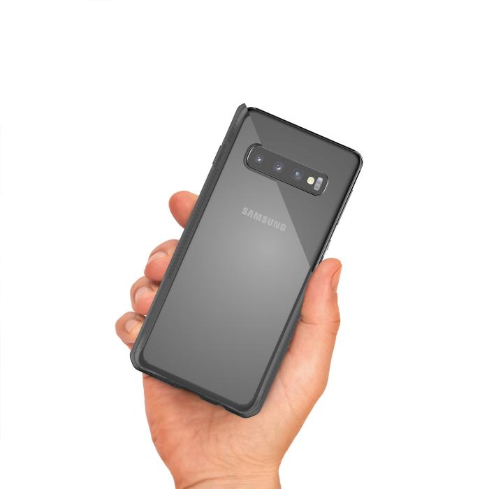 UTGATT4 - ItSkins HYBRID MKII Skal till Samsung Galaxy S10 Plus - Svart