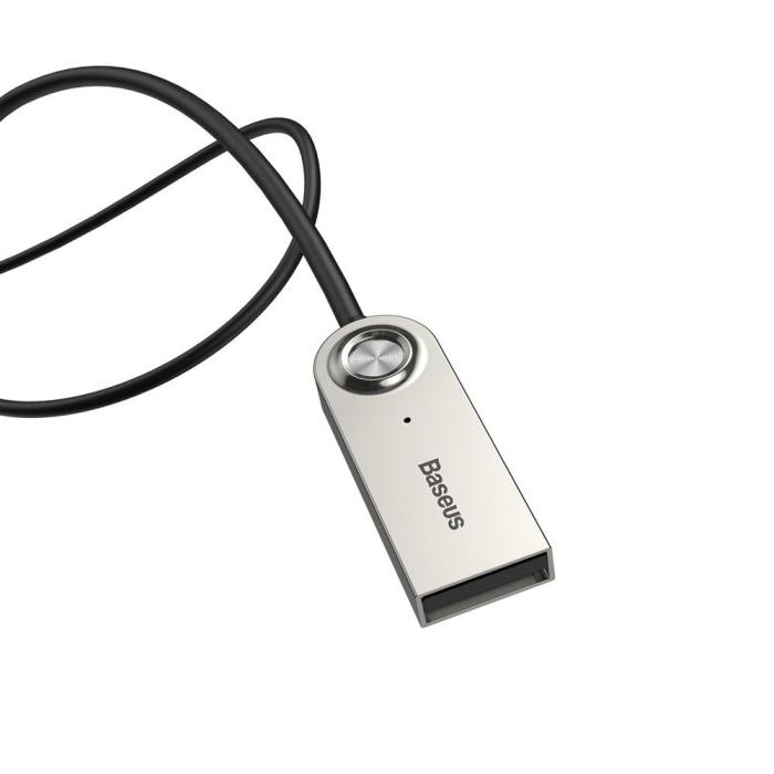 BASEUS - Baseus Ba01 Aux kabel Audio Adapter Silver