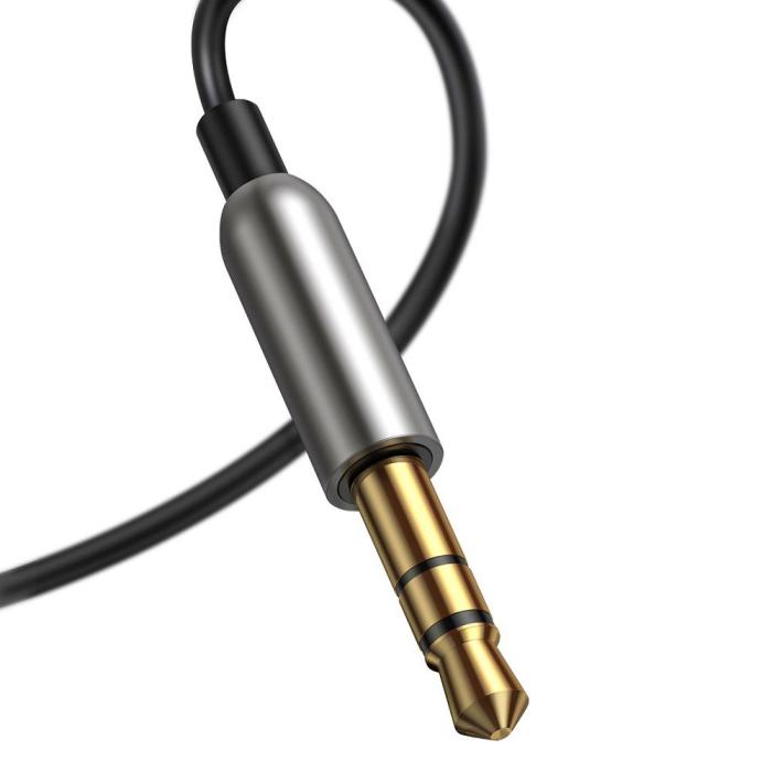 BASEUS - Baseus Ba01 Aux kabel Audio Adapter Silver