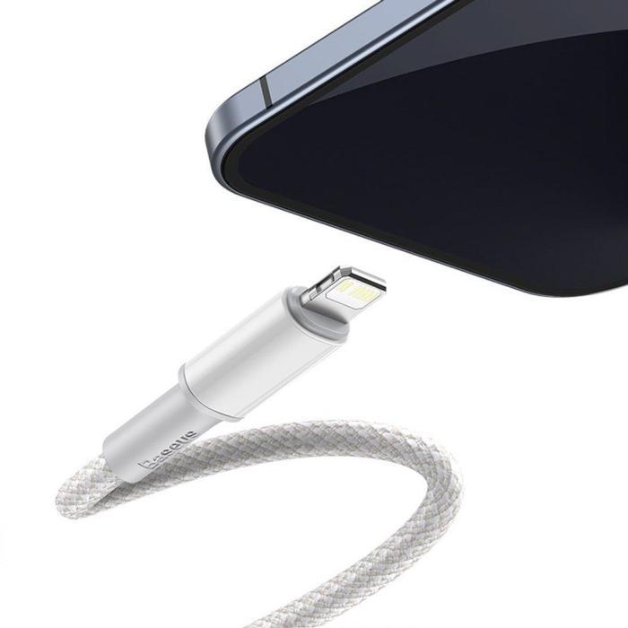 BASEUS - BASEUS Data Pd20W USB-C till Lightning kabel 2m Vit