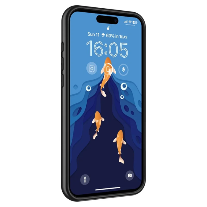 A-One Brand - iPhone 16 Pro Batteriskal Magsafe 7000mAh A19S - Svart