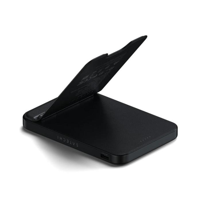 Satechi - Satechi Qi2 MagSafe Powerbank 5000mAh med Stativ - Svart