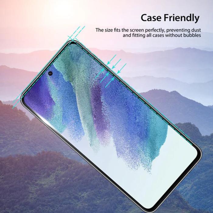 OEM - Samsung Galaxy S21 FE Skärmskydd 3D Heltäckande - Bulk