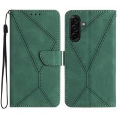 OEM - Mobilskal till Samsung Galaxy S26 Touch Lines Imprinted KonstL&auml;der - Gr&ouml;n