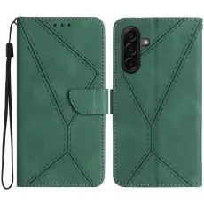 OEM - Mobilskal till Samsung Galaxy S26 Touch Lines Imprinted KonstL&auml;der - Gr&ouml;n