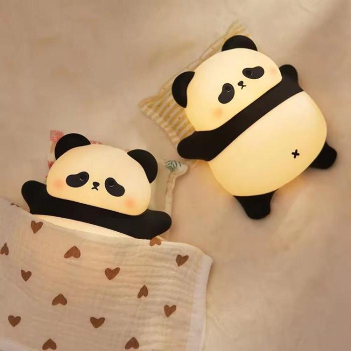 OEM - LED Touch Nattlampa Sleeping Panda Art Deco