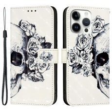 A-One Brand - iPhone 16 Pro Max Plånboksfodral Printing Pattern Med Rem