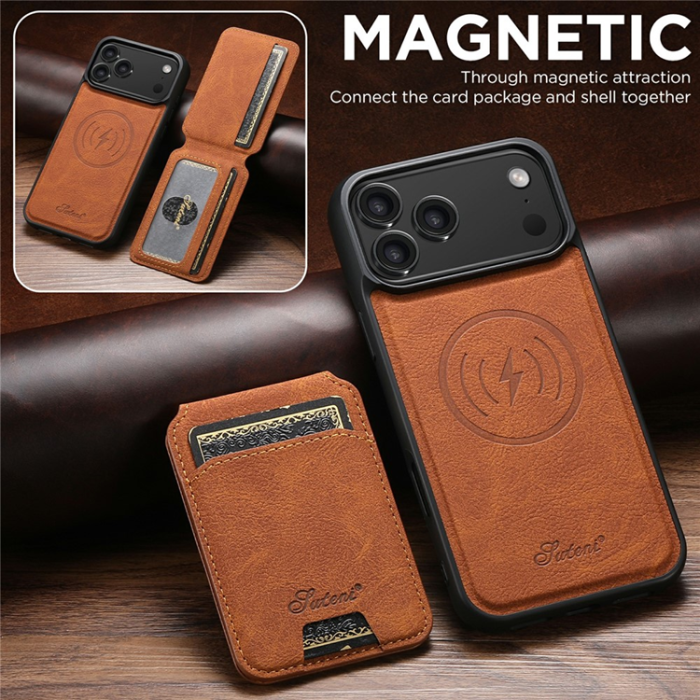 SUTENI - SUTENI iPhone 17 Pro Max Mobilskal MagSafe H16 - Khaki