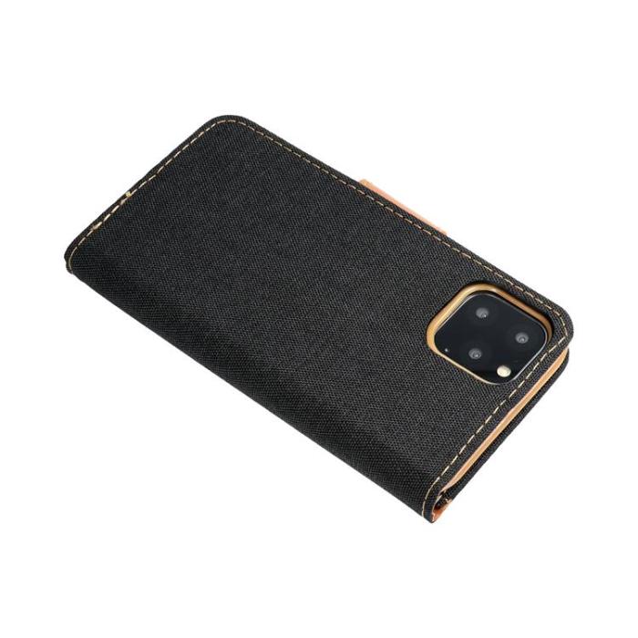 OEM - CANVAS Plånboksfodral för Galaxy A14 5G/4G svart