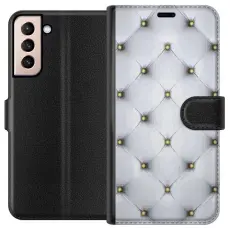 Gustaf - Pl&aring;nboksfodral till Samsung Galaxy S21 med Fancy