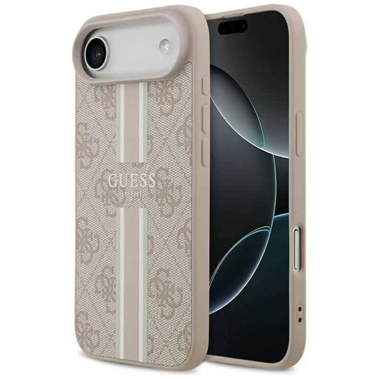 Guess iPhone Air Mobilskal MagSafe 4G Printed Stripes - Rosa | 2353 | AlltMobil
