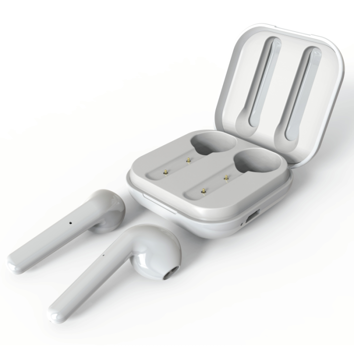 UTGATT1 - Puro - Bluetooth Slim Pod hörlurar med laddstation - Vit