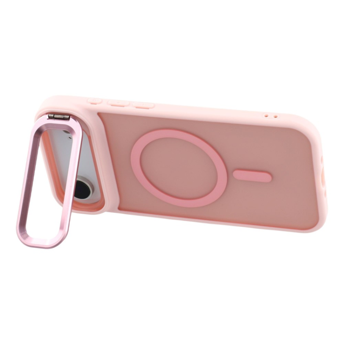 A-One Brand - iPhone Air Mobilskal MagSafe Lins Kickstand - Rosa