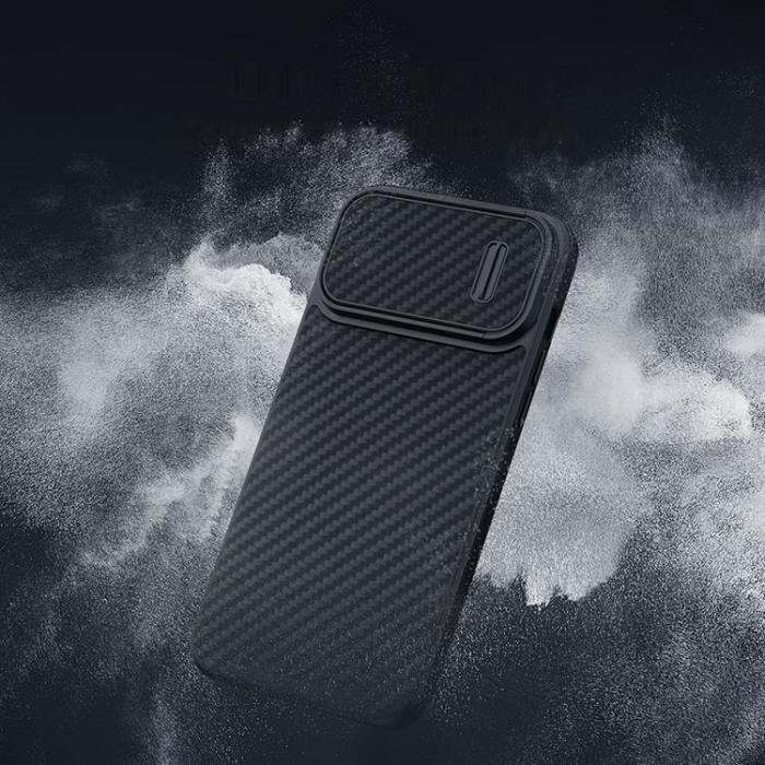 Nillkin - Nillkin iPhone 14 Plus Skal Synthetic Fiber S - Svart