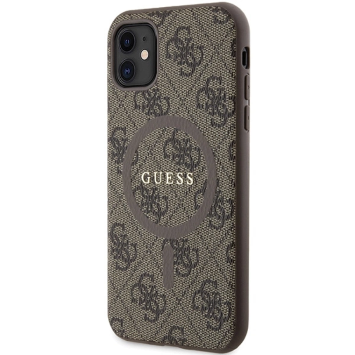 Guess - Guess iPhone 11/XR Mobilskal Magsafe Collection - Brun