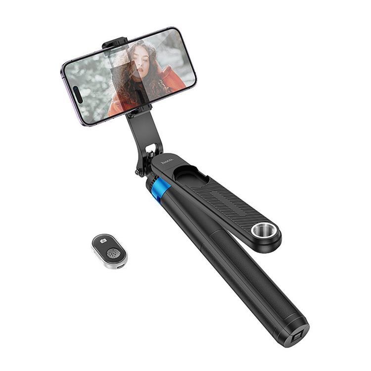 Hoco Selfie Stick Bluetooth med Fjärrkontroll K22 - Svart | 5566 | AlltMobil