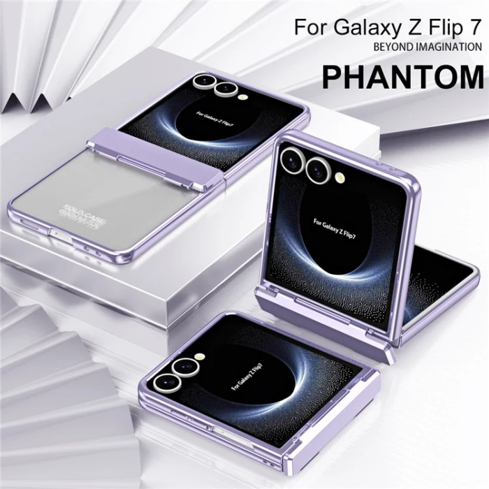A-One Brand - Galaxy Z Flip 7 Mobilskal Electroplating PC Folding - Lila