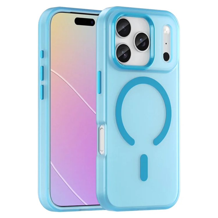 iPhone 17 Pro Max Mobilskal MagSafe Matte Translucent - Blå | 2353 | AlltMobil