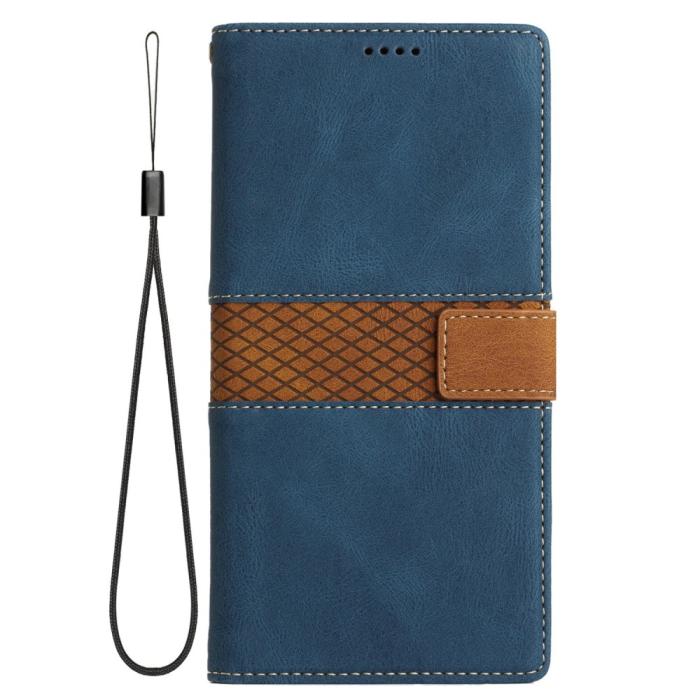 A-One Brand - iPhone 11 Plånboksfodral Splicing Design - Blå