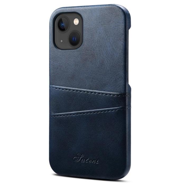 UTGATT1 - SUTENI iPhone 14 Skal Korthållare - Blå