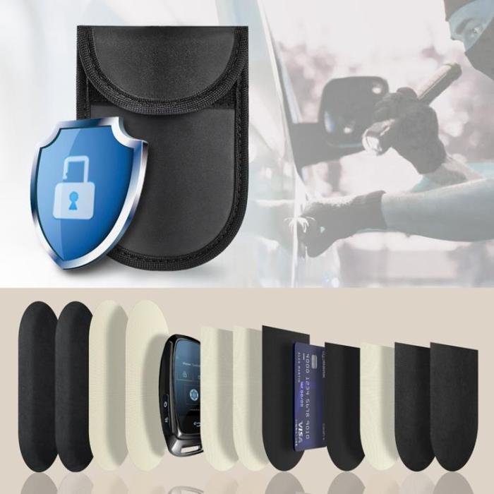 Tech-Protect - Tech-Protect Faraday Cage RFID-Blockerande Nyckel Skal – Svart