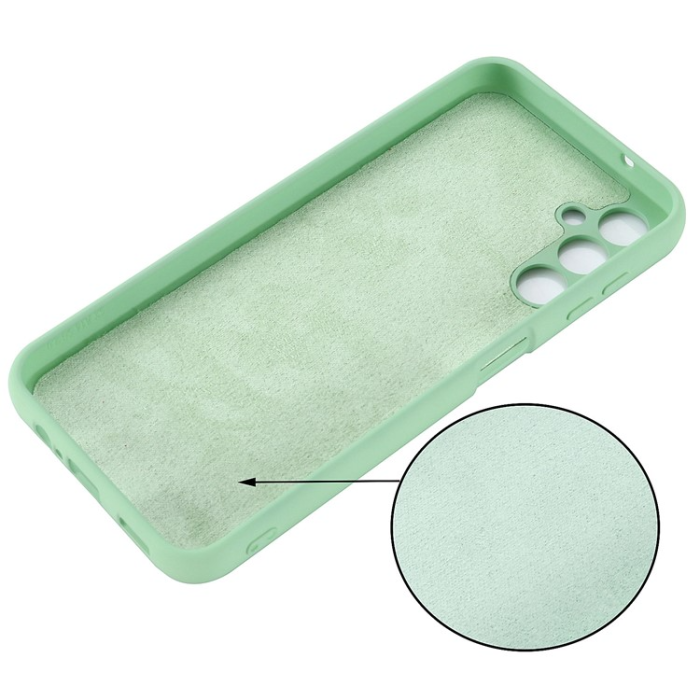 OEM - Galaxy A24 4G Mobilskal Liquid Silicone - Grön