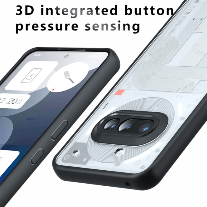 A-One Brand - Nothing Phone (3a) Mobilskal Matte Drop Proof - Svart