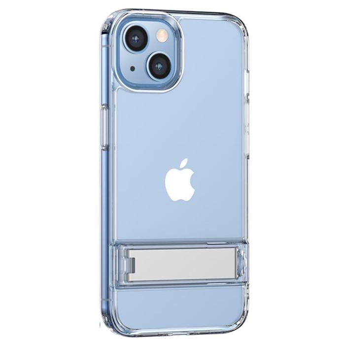 USAMS - USAMS iPhone 14 Plus Skal BH809 Kickstand - Transparent