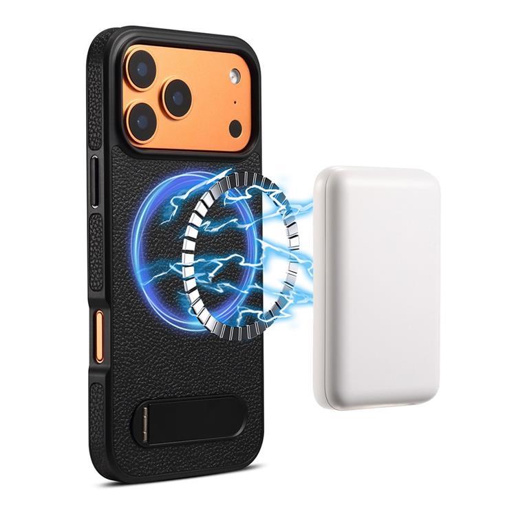 DENIOR iPhone 17 Pro Max Mobilskal MagSafe A25+3 Kickstand - Svart | 2353 | AlltMobil