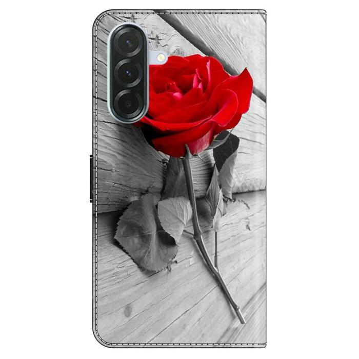 OEM - Samsung Galaxy A57 Plånboksfodral Konstläder Magnetisk Stängning - Rosa