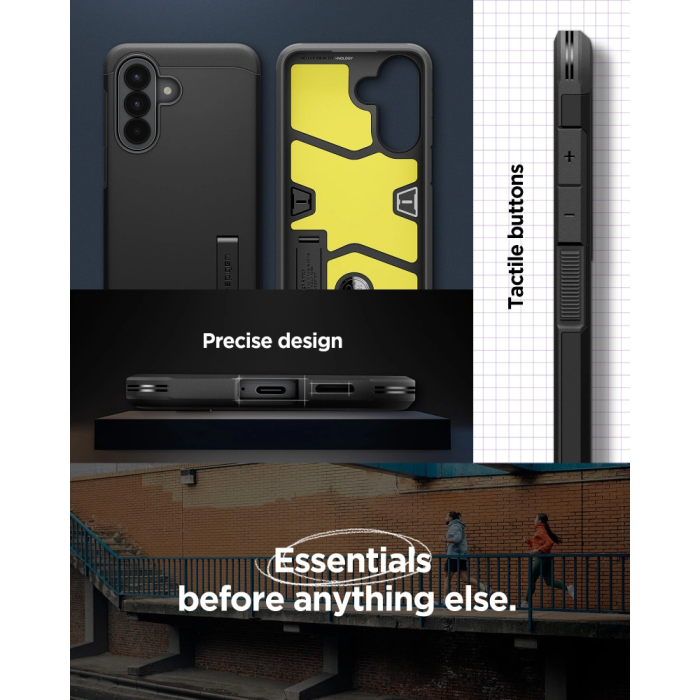 Spigen - Spigen Mobilskal För Galaxy A57 5G Tough Armor - Svart