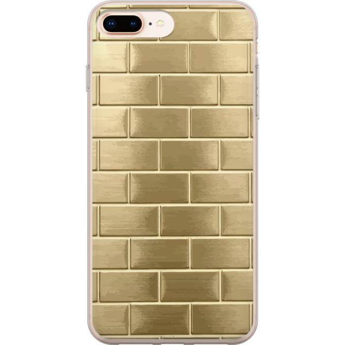 iSecrets - Mobilskal till Apple iPhone 8 Plus med Gyllene Murstenar