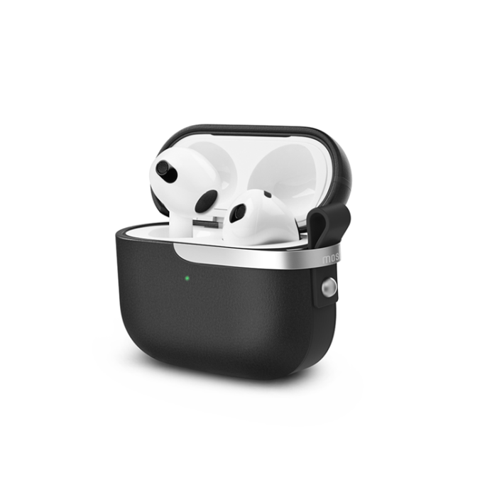 Moshi - Moshi Pebbo Luxe för AirPods 3 - Svart