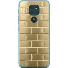 iSecrets - Mobilskal till Motorola Moto G9 Play med Gyllene Murstenar